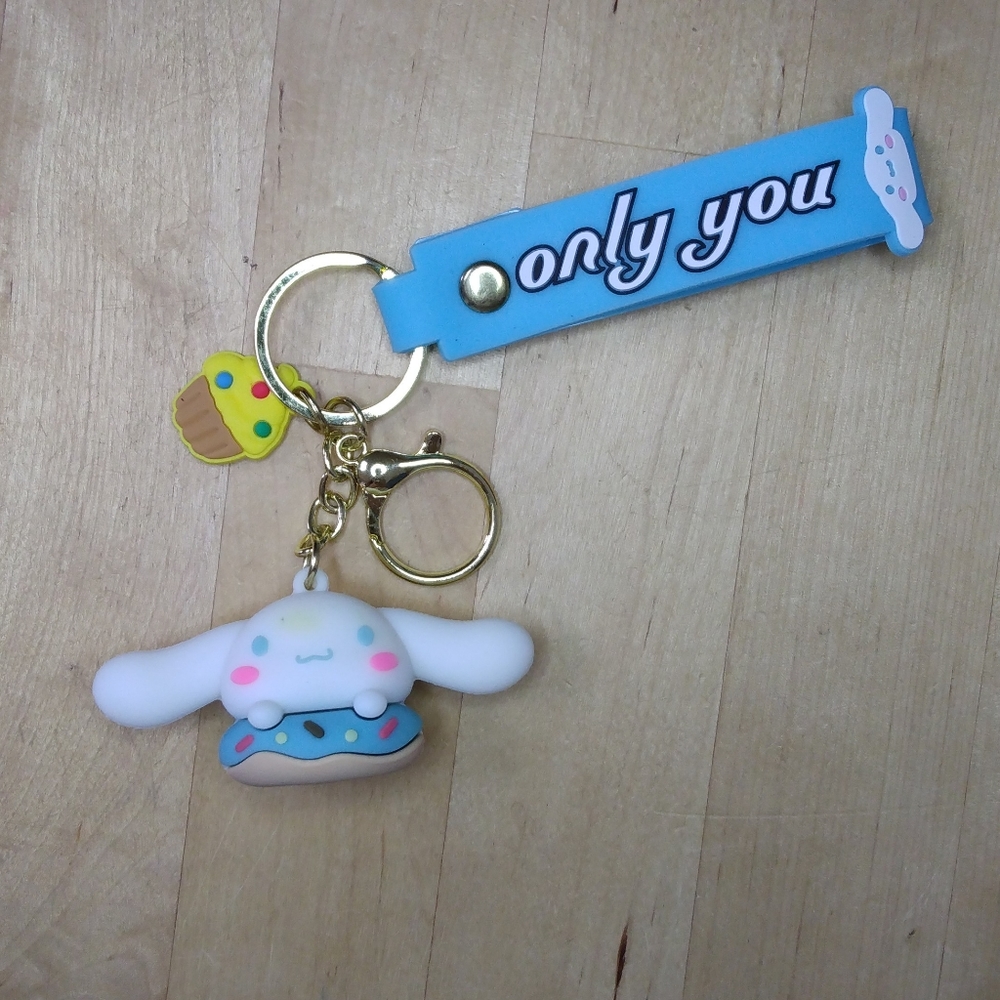 Cinnamoroll On Donut 3D Keychain
